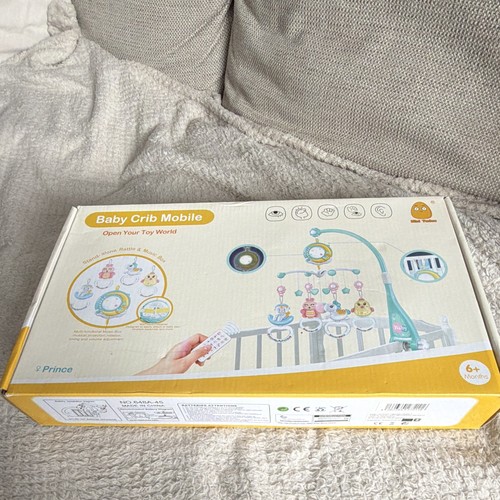 Prince pink cot mobile animals - pink,