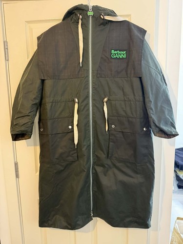 Barbour ganni waxed jacket - barbour,