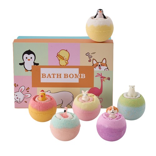 6pcs cute animal themed - 6pcs, bath