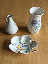 Trio Of E Radford Hand painted