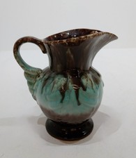 Vintage West German Mid 20th Century Drip Glaze Jug