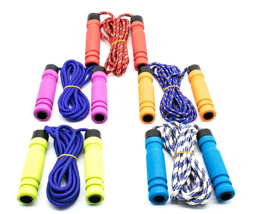 Soft grip skipping rope - soft, for