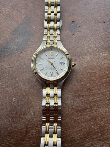 Seiko solar womens two tone - womens,