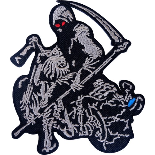 Grim reaper chopper patch iron - chopper,