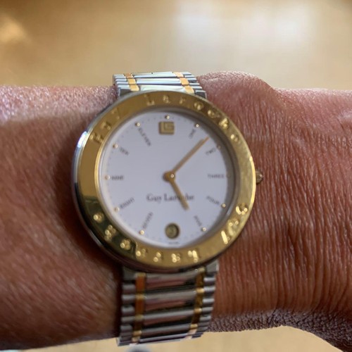 Guy laroche quartz watch white - laroche,