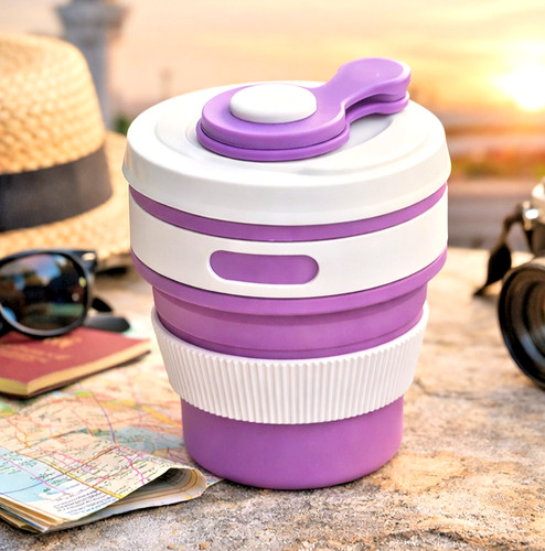 Collapsible silicone travel - collapsible,