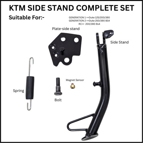 Side stand kit complete - kit, set