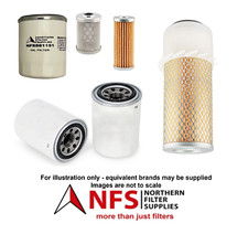 NFS Filter Kit fits Hanix H15B-2 air (with fins) fuel oil & Hydraulic