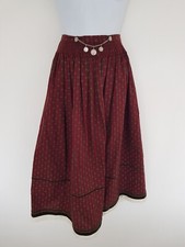 Vintage Skirt Burgundy Dark