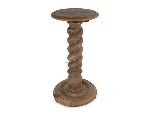 Barley twist pedestal side - twist,
