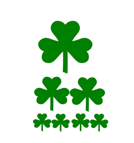 Lucky irish shamrock - x,