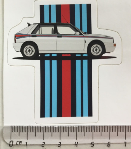 Sticker decal lancia delta - /,