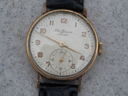 Gents vintage 9ct gold - vintage,