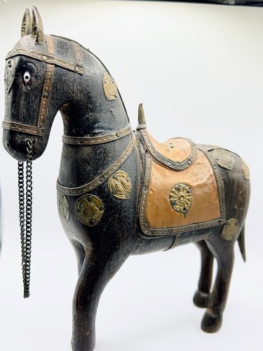 Vintage arabian bronze horse - arabian,