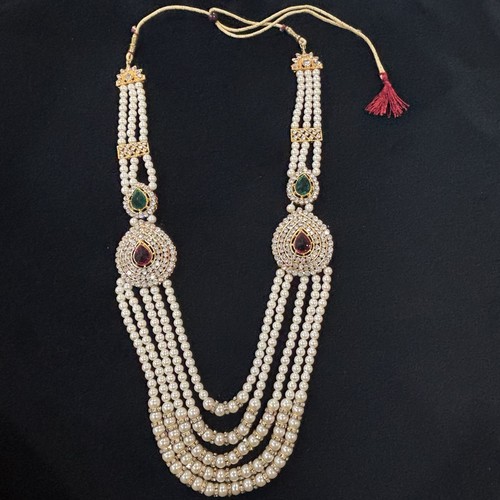 Indian pearl mala - pearl, necklace