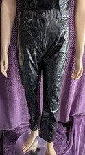 Women's PVC Jeans Size 14
