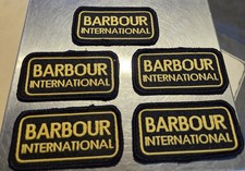 5 x BARBOUR VINTAGE BADGE /