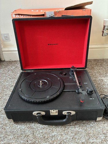 Bauhn suitcase record player - bauhn,