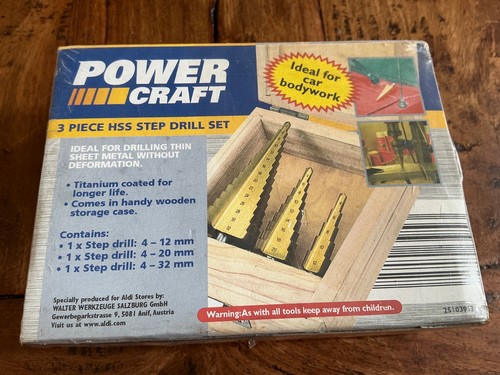 Power craft piece step drill - power,