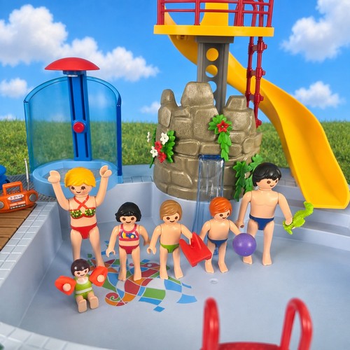Playmobil 4858 swimming - playmobil, pool
