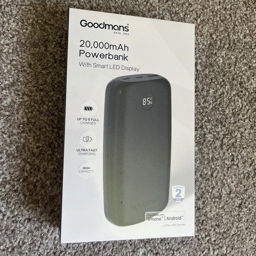 Goodmans power bank 20000mah - bank,