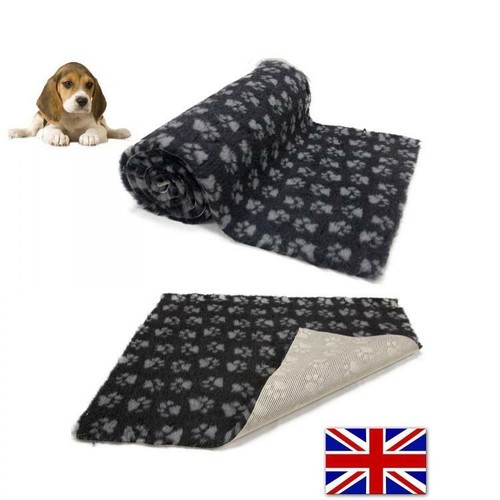 Charcoal grey paws vet bedding - vet,