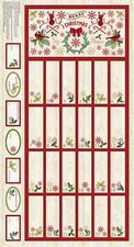 Merry Christmas fabric advent