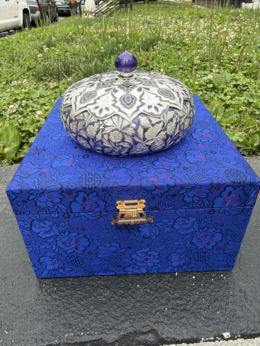 Wonderful silver enamel box - wonderful,