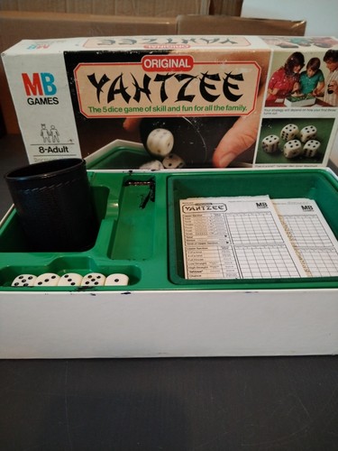1982 yahtzee game - yahtzee,