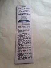 Vintage Stanley Gibbons Instanta Transparent Perforation Gauge in sleeve.
