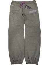 Voi Jeans Lady Shearer Joggers Charcoal Marl Size 12 Elastic Waist