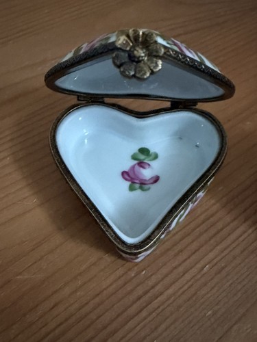 Limoges porcelain trinket pill - trinket,