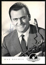 Postcard Musician Max Greger