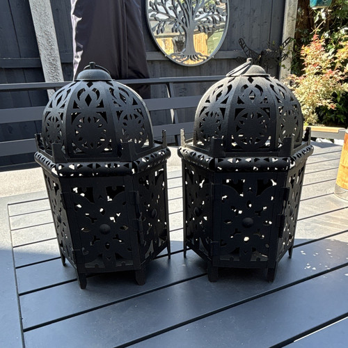 Black metal moroccan cut out - moroccan, cut-out