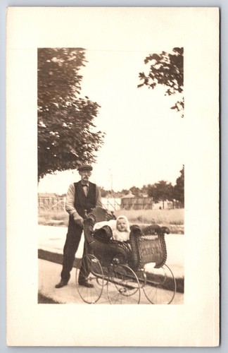 Rppc grandpa pushing - grandpa, baby