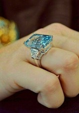 4.50Ct Emerald Cut Aquamarine