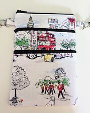 Phone / Crossbody bag In Cath Kidston London Town fabric