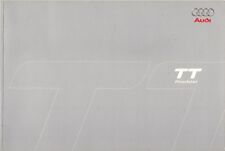 Audi TT Roadster 2007 UK Market Sales Brochure 2.0 TFSi 3.2 Quattro