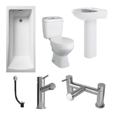 Modern complete bathroom - modern, suite