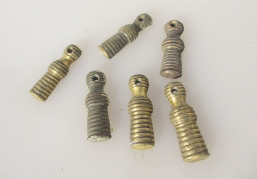 Victorian brass keyhole cover - brass,