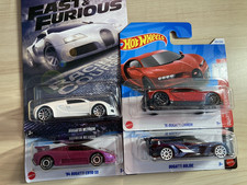 Hot wheels bundle x 4 Bugatti