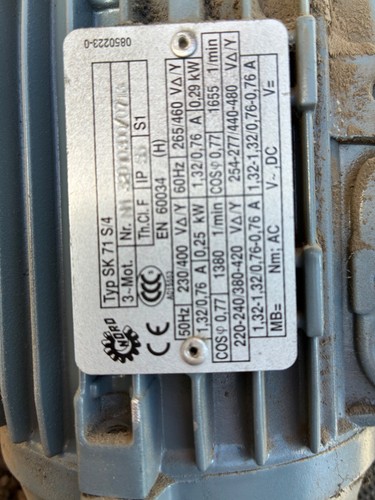 Nord sk71 electric motor - nord,