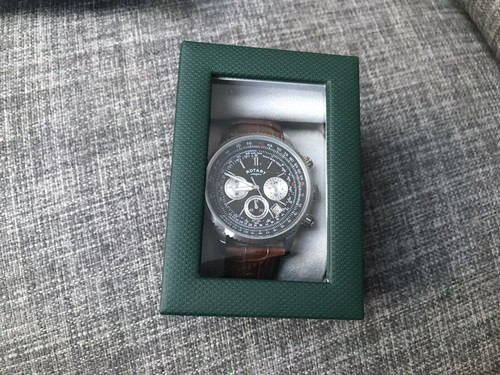 Rotary pilot chronograph mens - rotary,