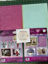 Glitter girls Debbi Moore Bookatrix Keepsake Cards Scoring Embossing Boards