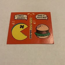 Pac Man Burger 1982 Video