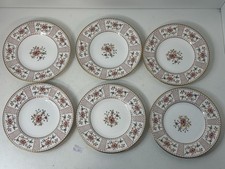 6 ROYAL CROWN DERBY VINE WHITE