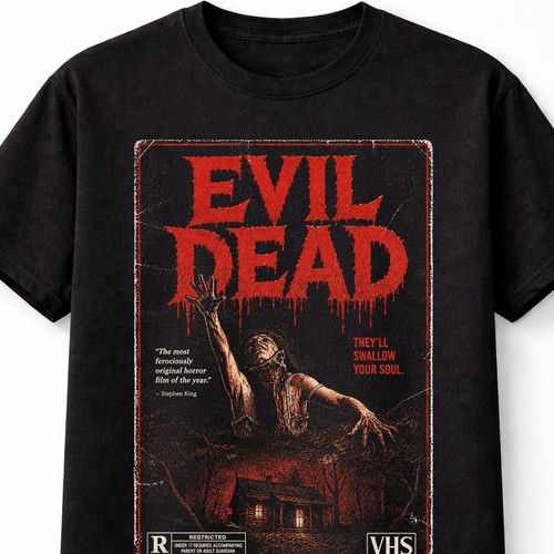 Evil dead horror vhs cabin - dead,