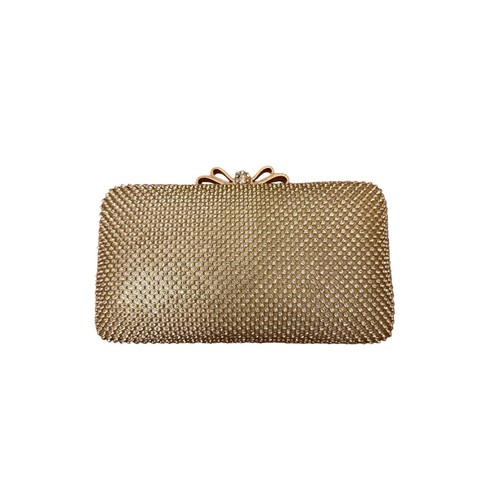 Dexmay gold rhinestone evening - dexmay,