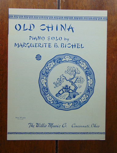 Old china marguerite bichel - old,