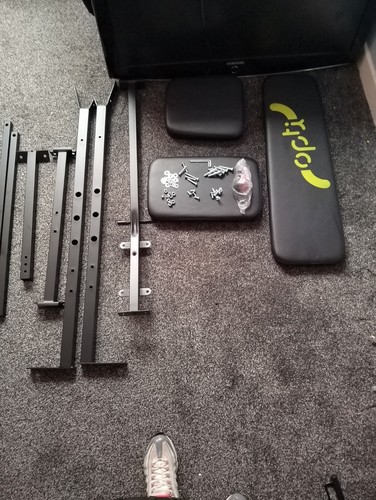 Weight bench and weights set - and,